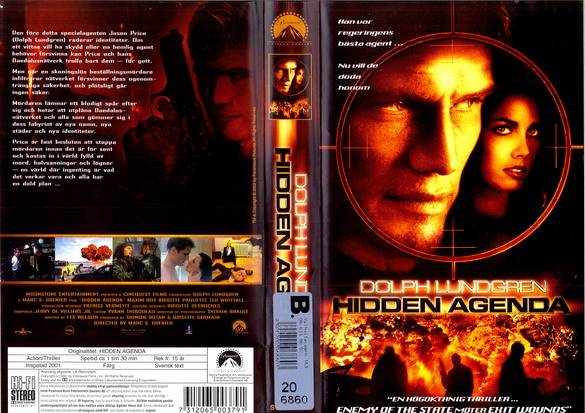 HIDDEN AGENDA (VHS)