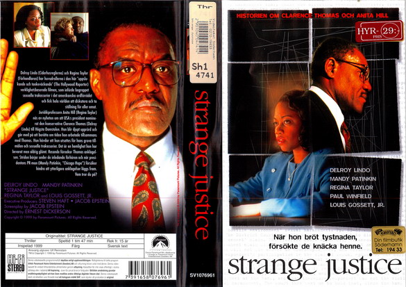 STRANGE JUSTICE (VHS)