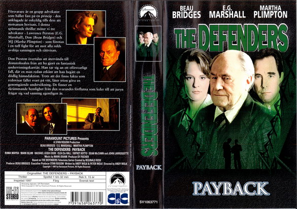 DEFENDERS - PAYBACK (VHS)