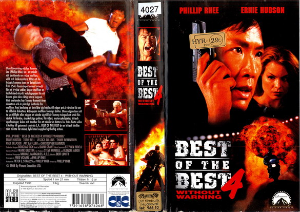 BEST OF THE BEST 4(Vhs-Omslag)