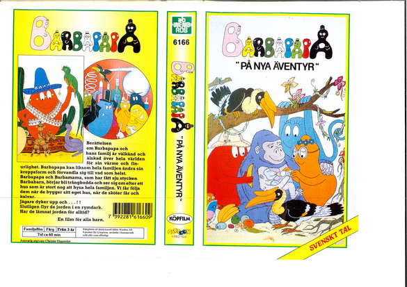 BARBAPAPA -  PÅ NYA ÄVENTYR (VHS)6166