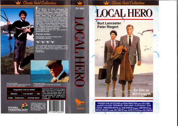 svf 689 LOCAL HERO  (VHS)