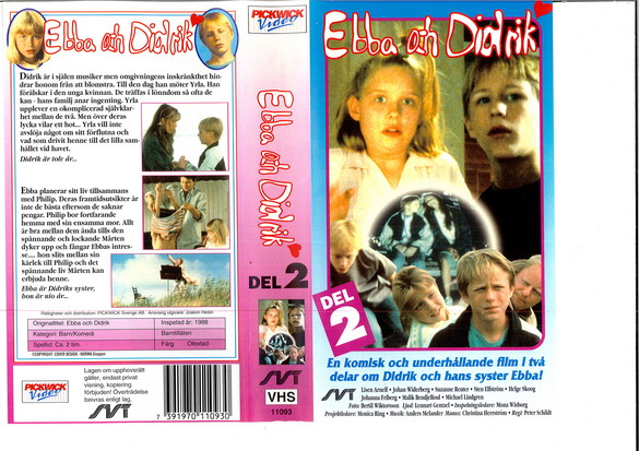 EBBA OCH DIDRIK DEL 2 (VHS)