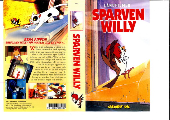 SPARVEN WILLY (VHS)