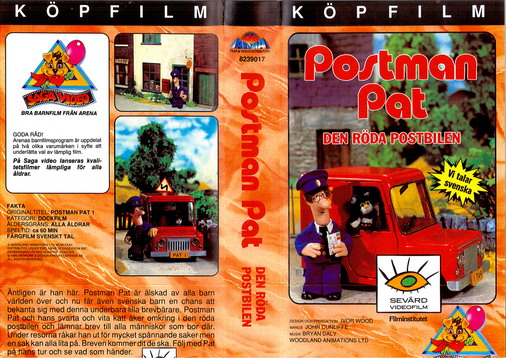 POSTMAN PAT: DEN RÖDA BILEN (VHS)