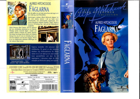 FÅGLARNA (VHS)