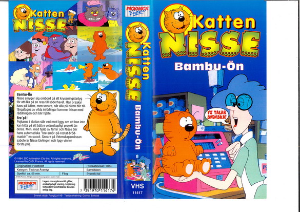 KATTEN NISSE - BAMBU ÖN (VHS)