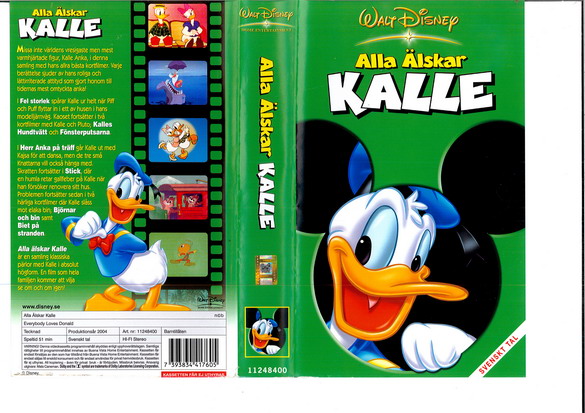 ALLA ÄLSKAR KALLE (VHS)