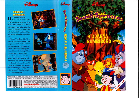 BUMBI-BJÖRNARNA - RIDDARNA I BUMBIBORG (VHS)