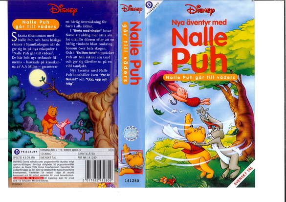 NALLE PUH - GÅR TILL VÄDERS (VHS)