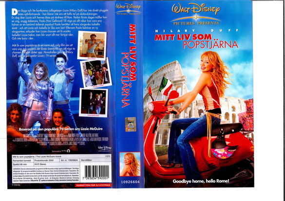 MITT LIV SOM POPSTJÄRNA (VHS) NY