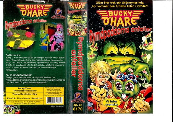 BUCK O'HARE: RYMDPADDORNA ANFALLER (VHS)