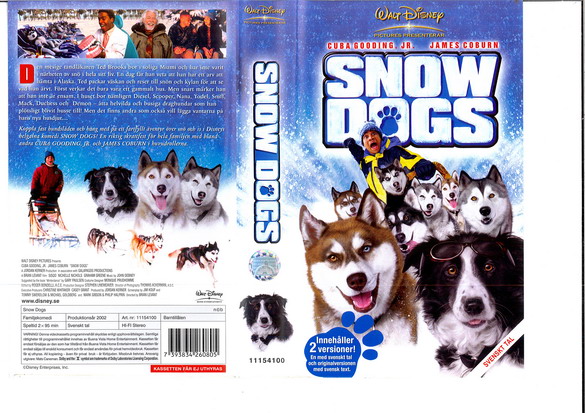 SNOW DOGS (VHS)