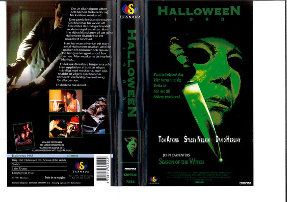 HALLOWEEN 3 - 1983 (VHS) ny