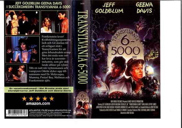 TRANSYLVANIA 6-5000 (vhs)