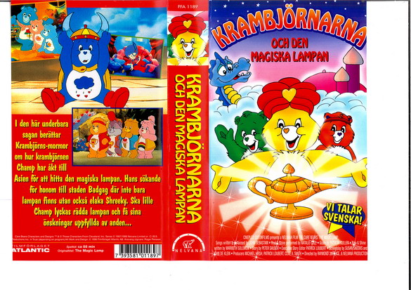 KRAMBJÖRNARNA OCH DEN MAGISKA LAMPAN (VHS) 1189