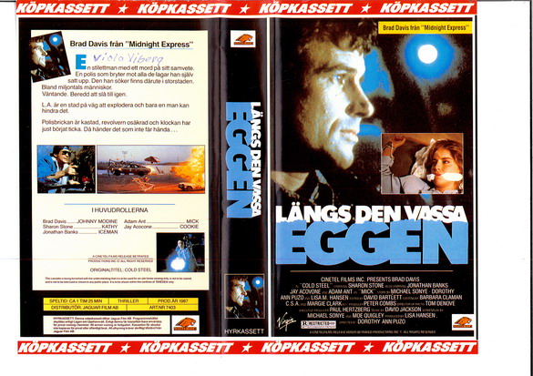 LÄNGS DEN VASSA EGGEN (VHS)