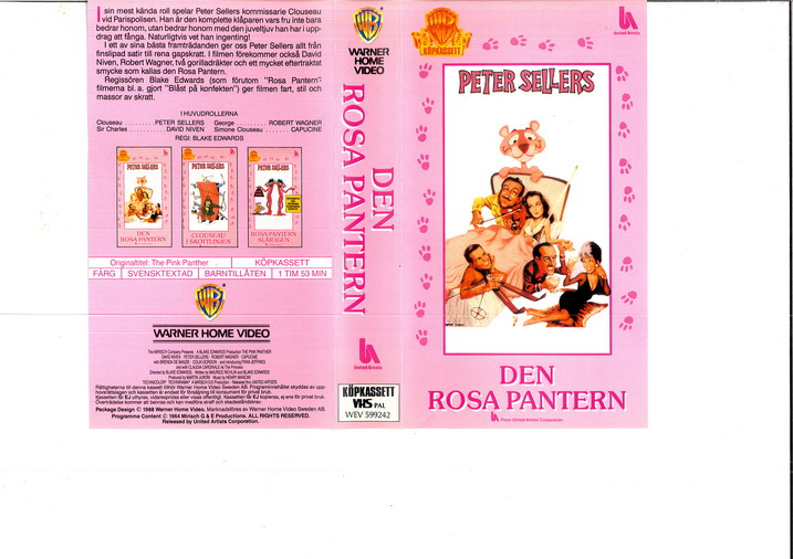 DEN ROSA PANTERN (VHS)