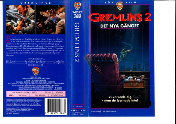 GREMLINS 2 (VHS)