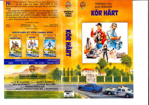 KÖR HÅRT (VHS)