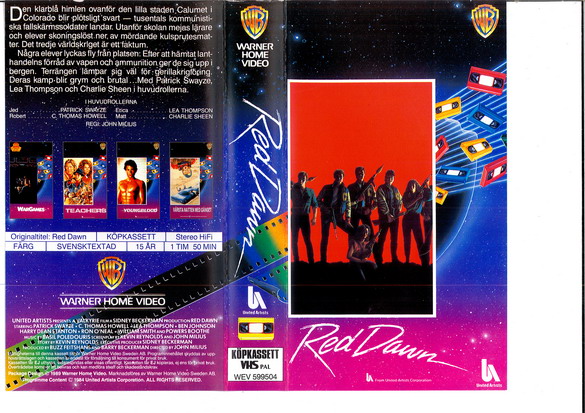 RED DAWN (vhs-omslag)