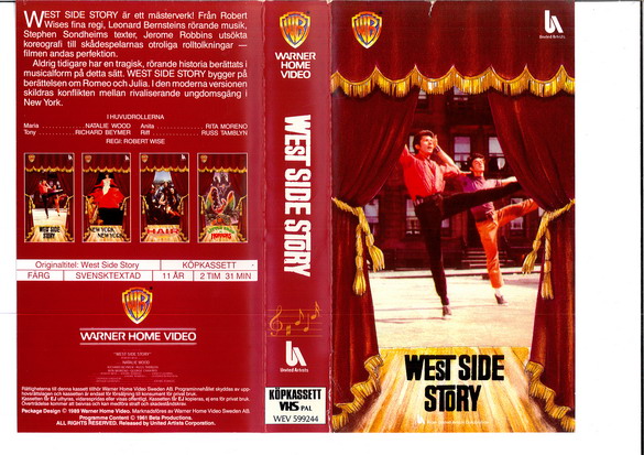 WEST SIDE STORY (VHS)