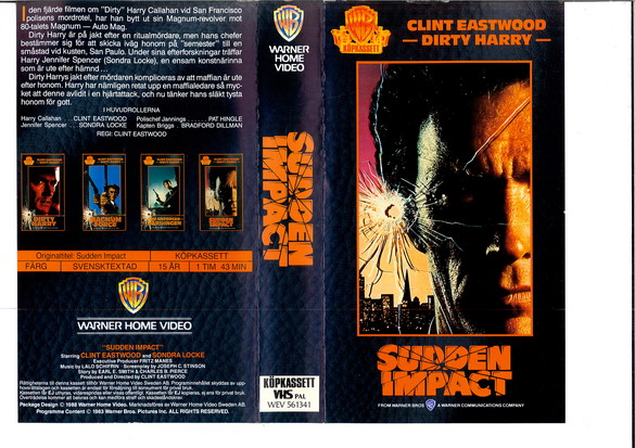 SUDDEN IMPACT (VHS)