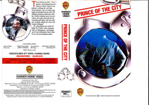 prince of the city (vhs-omslag)