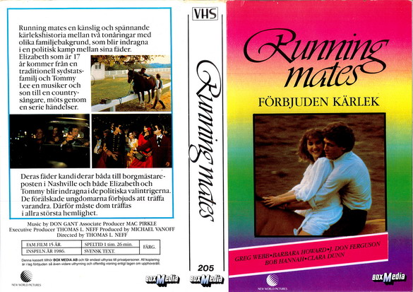 205 RUNNING MATES (VHS)