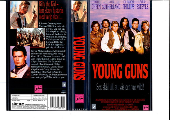 YOUNG GUNS (Vhs-Omslag)