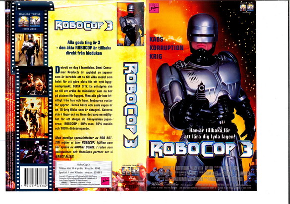 ROBOCOP 3 (VHS)NY