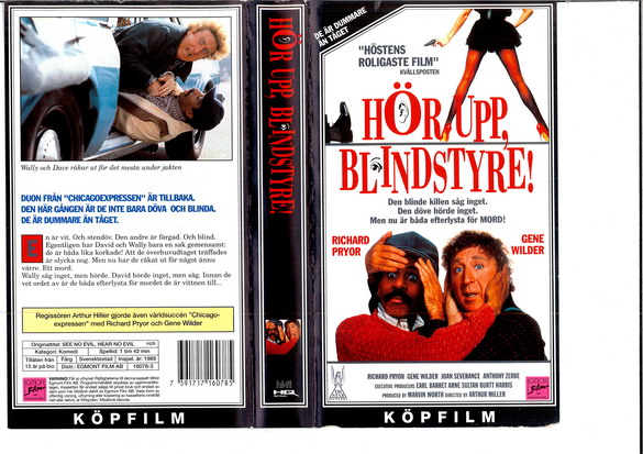 HÖR UPP BLINDSTYRE (VHS)