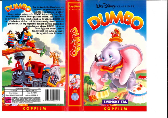 DUMBO (VHS) röd