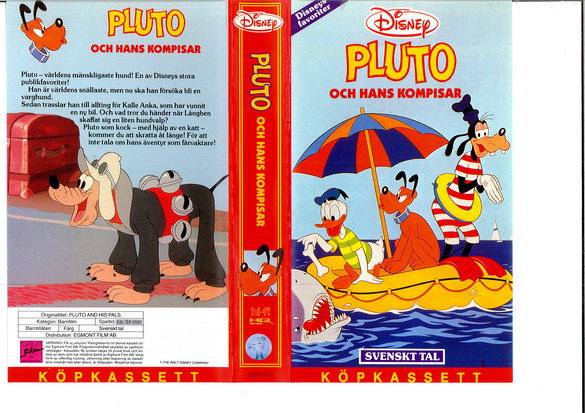 PLUTO OCH HANS KOMPISAR (VHS) röd