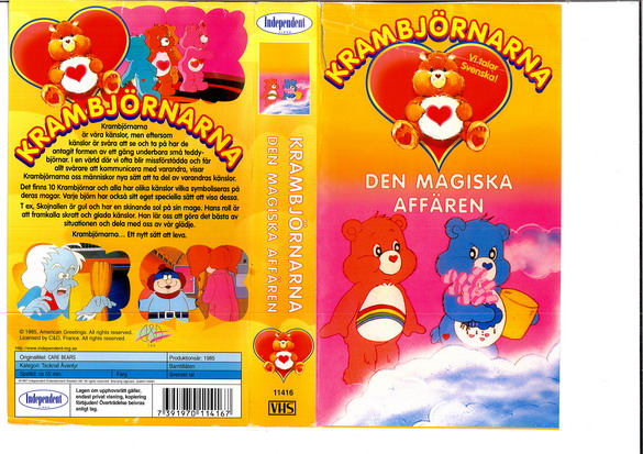 KRAMBJÖRNARNA - DEN MAGISKA AFFÄREN (VHS)