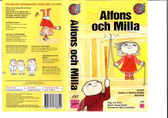 ALFONS OCH MILLA (VHS)