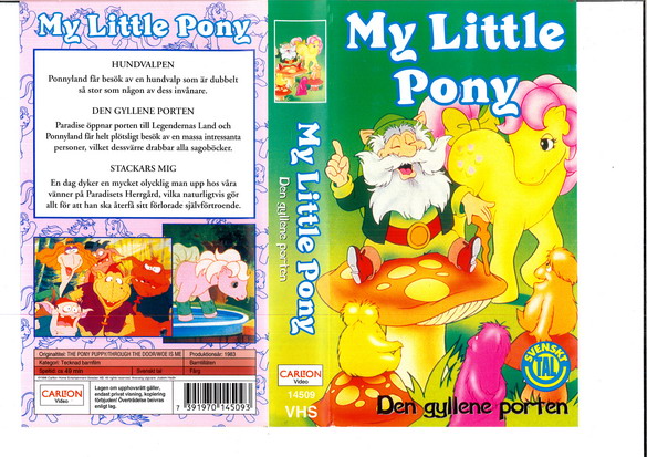 MY LITTLE PONY: DEN GYLLENE PORTEN (VHS)
