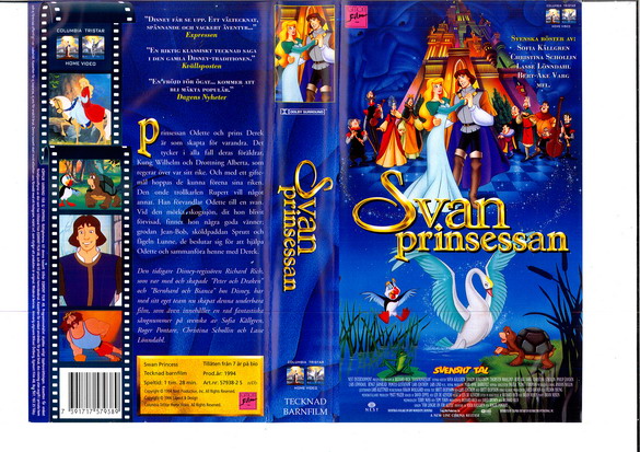 SVANPRINSESSAN (VHS)