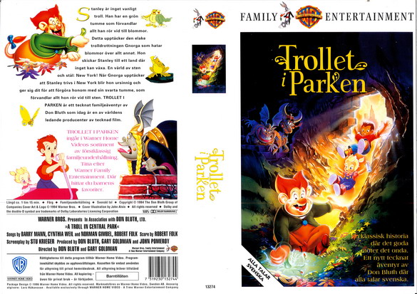TROLLET I PARKEN (vhs-omslag)