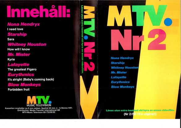 MTV 1986:2 (VHS)