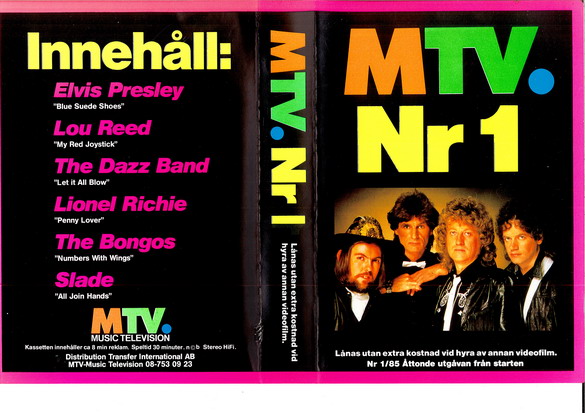 MTV 1985:1 (VHS)