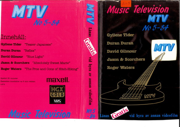 MTV 1984:5 (VHS)