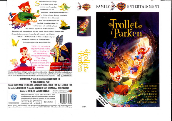 TROLLET I PARKEN (VHS)