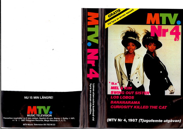 MTV 1986:1 (VHS)