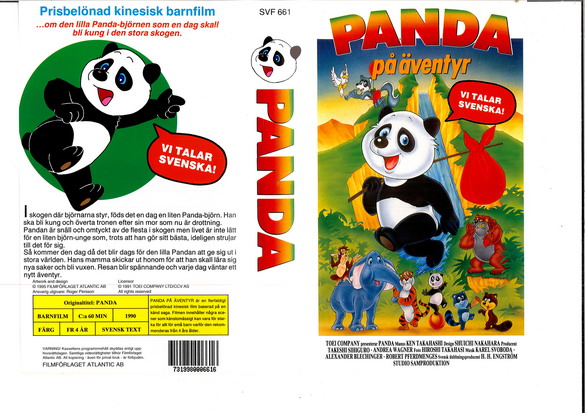 svf 661 PANDA PÅ ÄVENTYR (VHS)