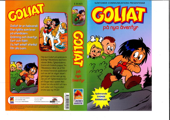 GOLIAT PÅ NYA ÄVENTYR (VHS)