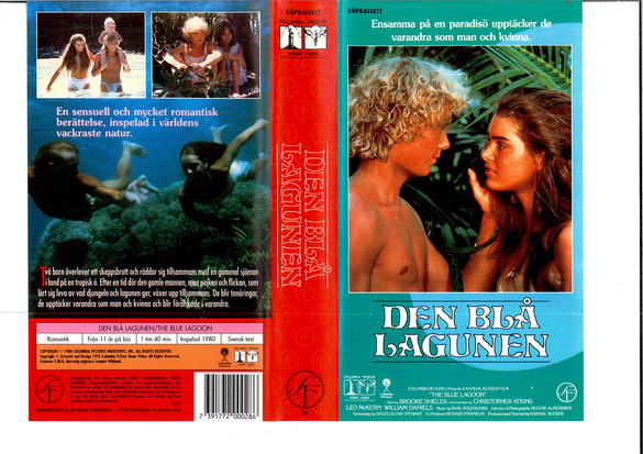 DEN BLÅ LAGUNEN (VHS)