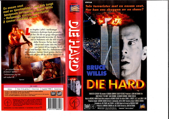 DIE HARD (VHS) RÖD