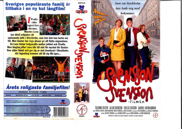 SVENSSON SVENSSON - FILMEN (VHS)