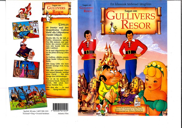 SAGAN OM GULLIVERS RESOR (VHS)